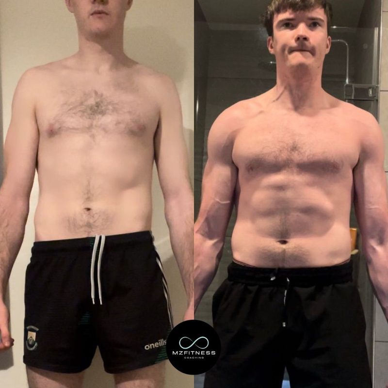 Client transformation 8, before and after